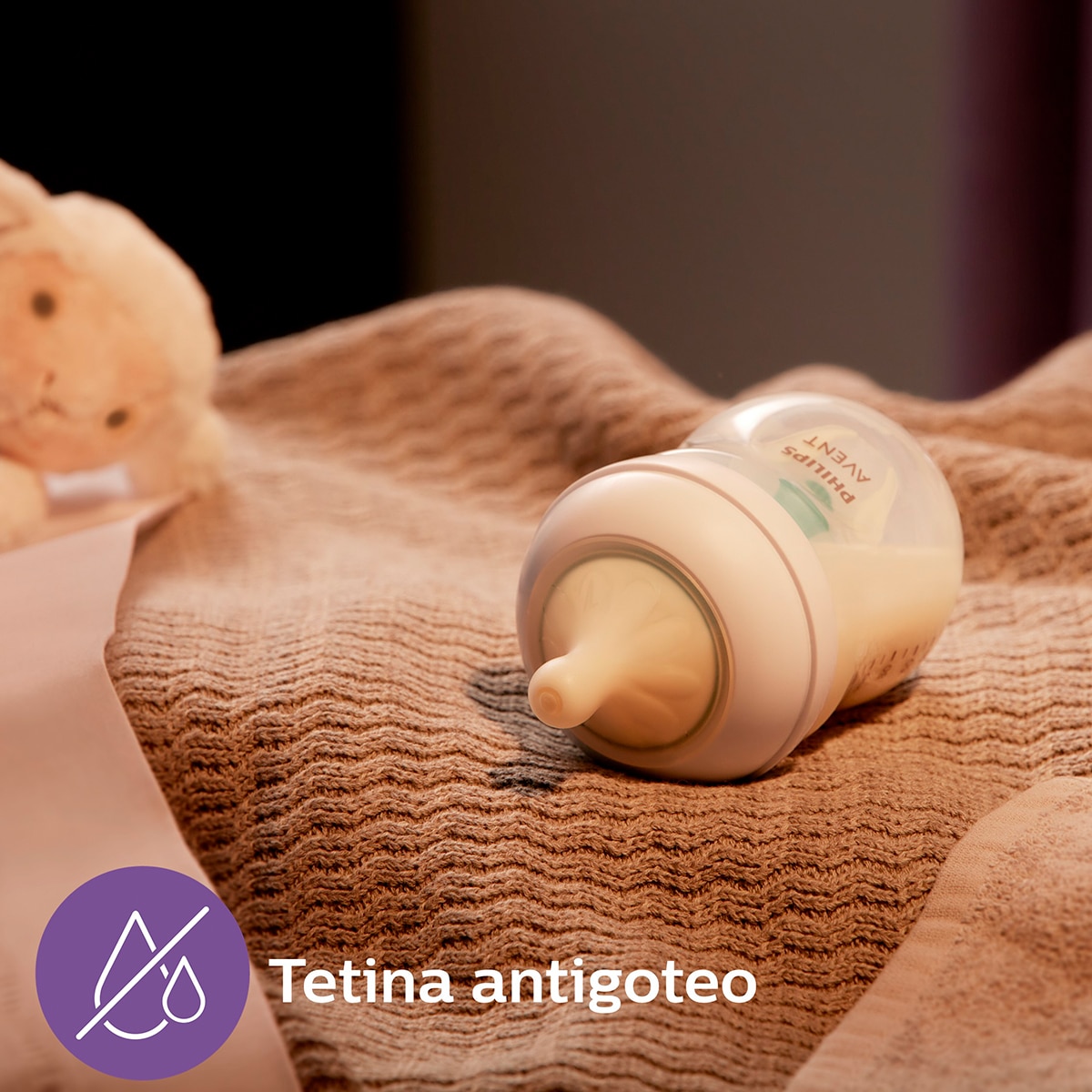 Pack doble Biberones 125ml Philips Avent Natural Response con sistema Airfree, Tetina flujo 2 lento Blanco Blanco-7