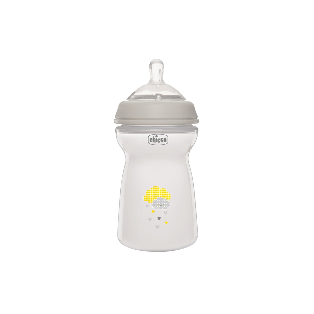 Imagem 0 de Biberão de Plástico Natural Feeling Fluxo Rápido 330 ml 6m+ - Cinzento