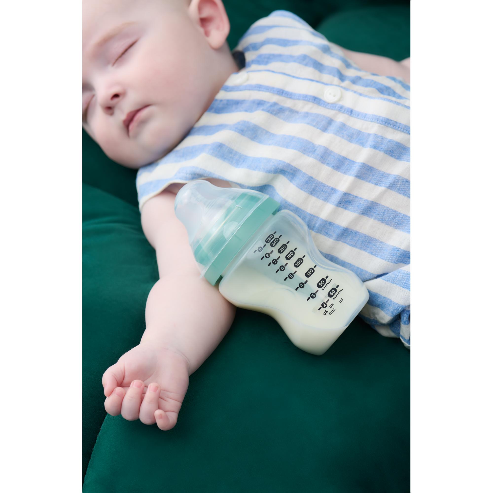 Biberon Tommee Tippee Advanced Anti Colic Flujo Lento 260ml, pack 2ud - Blanco Blanco-11