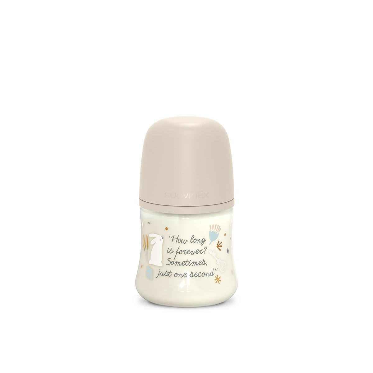 Suavinex - Biberón Poliamida con tetina Fisiológica SX Pro Suavinex Wonderland Flujo Lento 150ml.