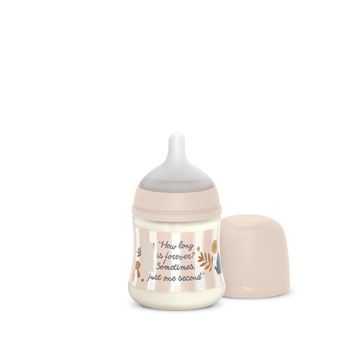 Biberón Poliamida con tetina Fisiológica SX Pro Suavinex Wonderland Flujo Lento 150ml - Rosa claro Rosa claro-2