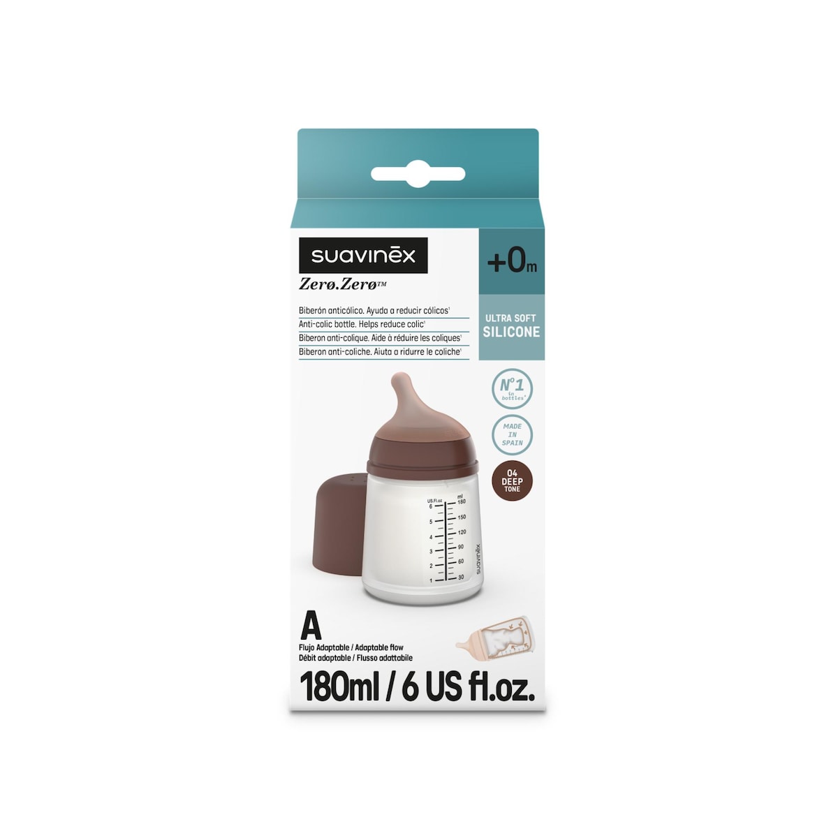 Biberão Anticólicas Gama Zero Amamentação Mista Taupe-3