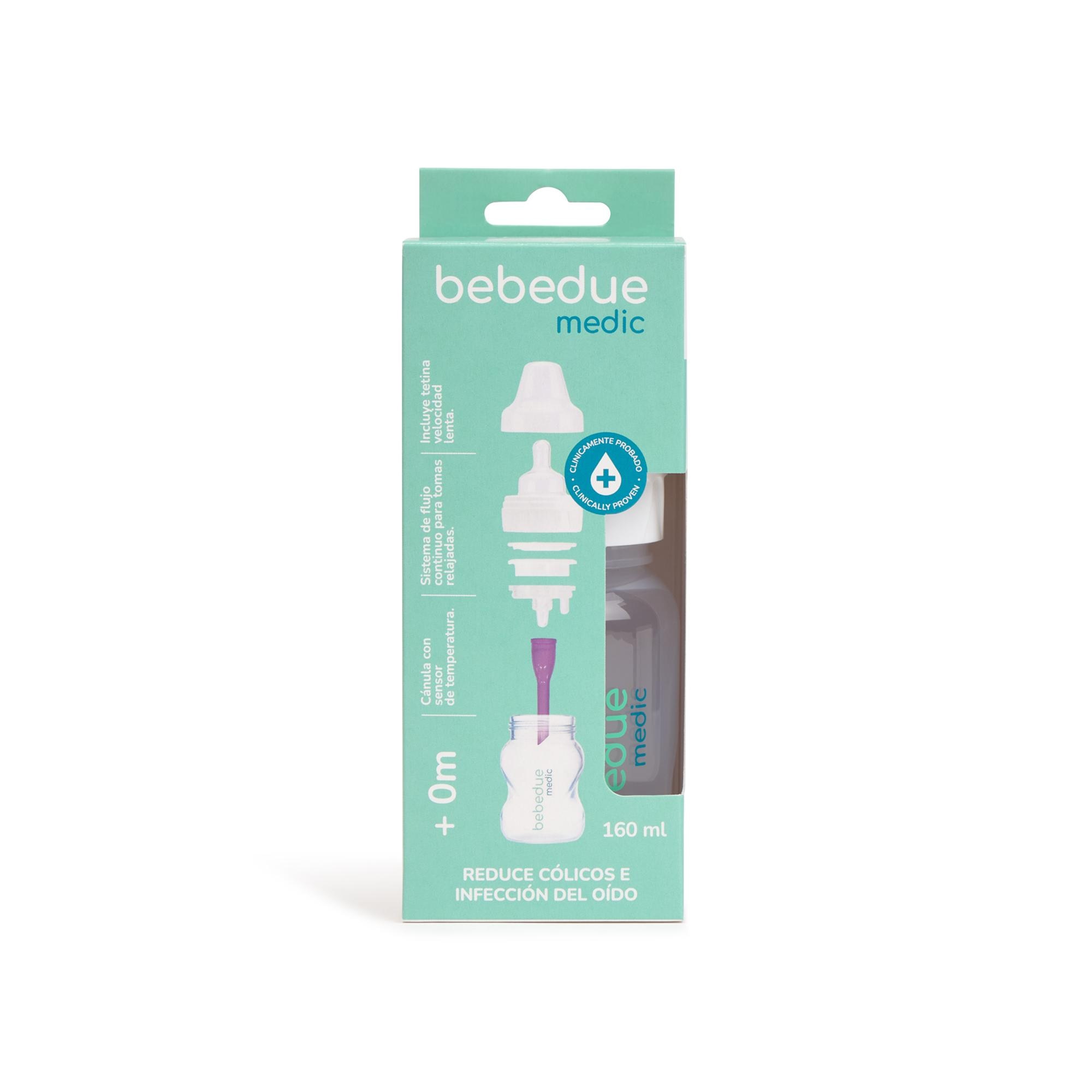 Biberão Anticólicas Bebedue Medic - 160 ml Branco-3