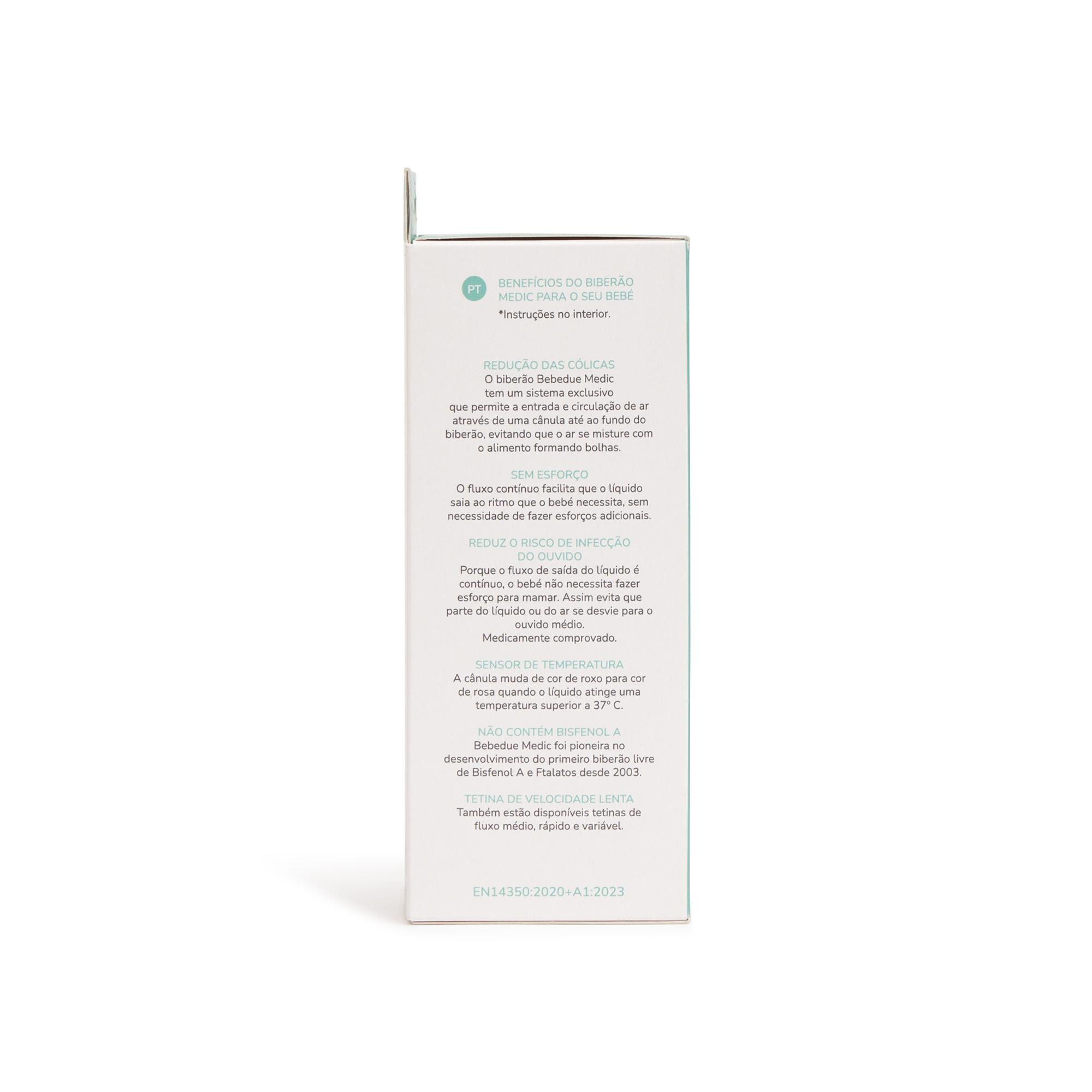 Biberão Anticólicas Bebedue Medic - 160 ml Branco-5