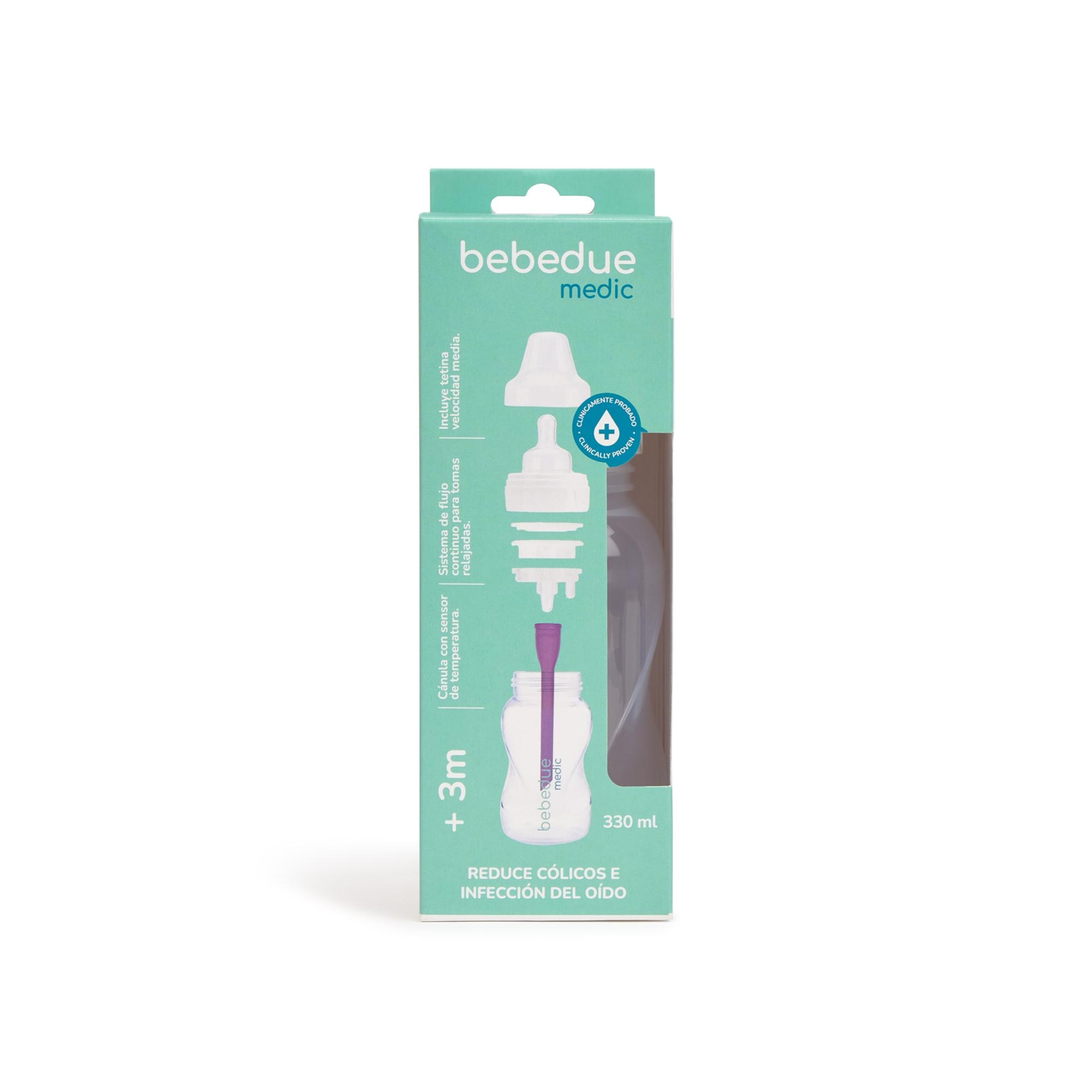 Biberão Anticólicas Bebedue Medic - 330 ml Branco-3