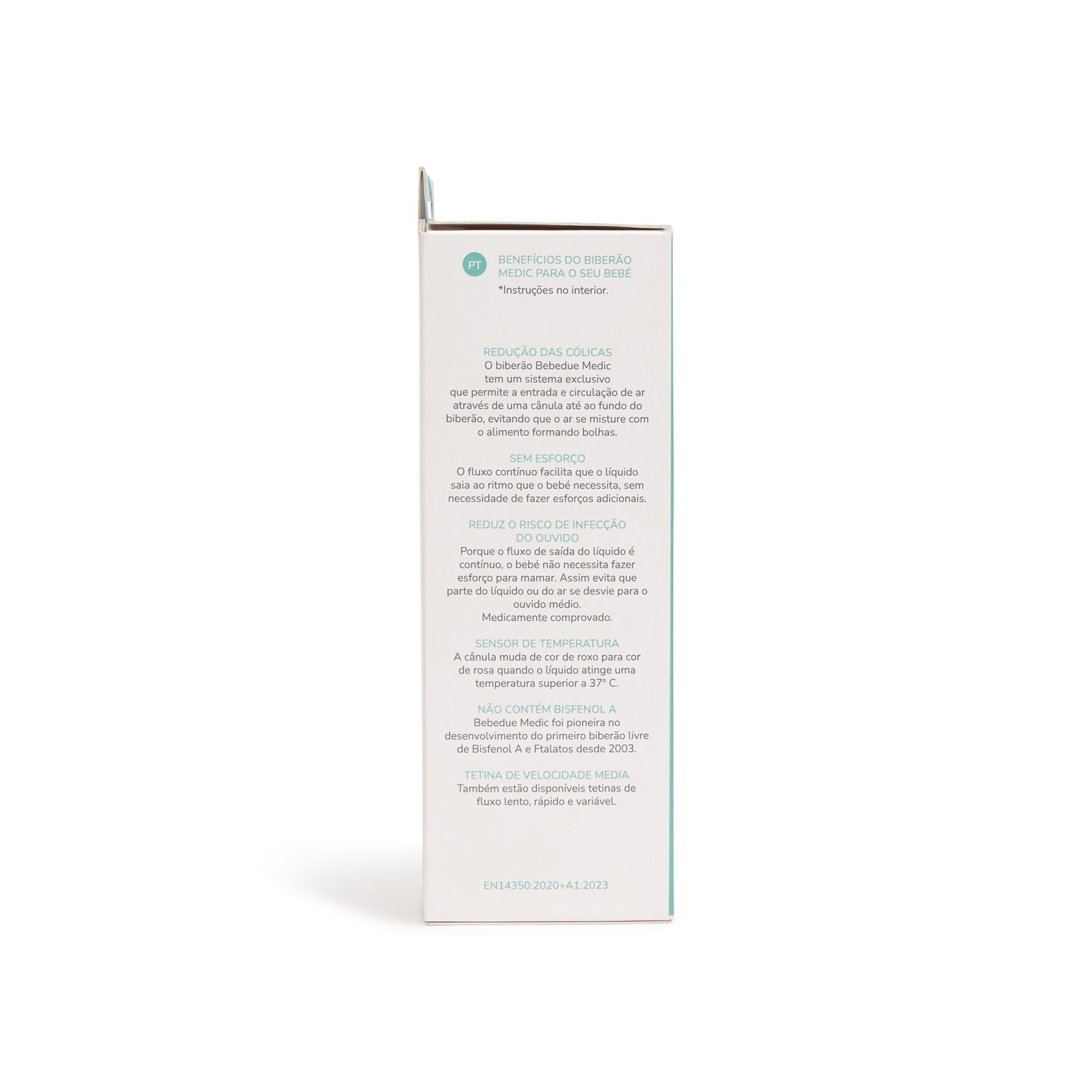 Biberão Anticólicas Bebedue Medic - 330 ml Branco-4
