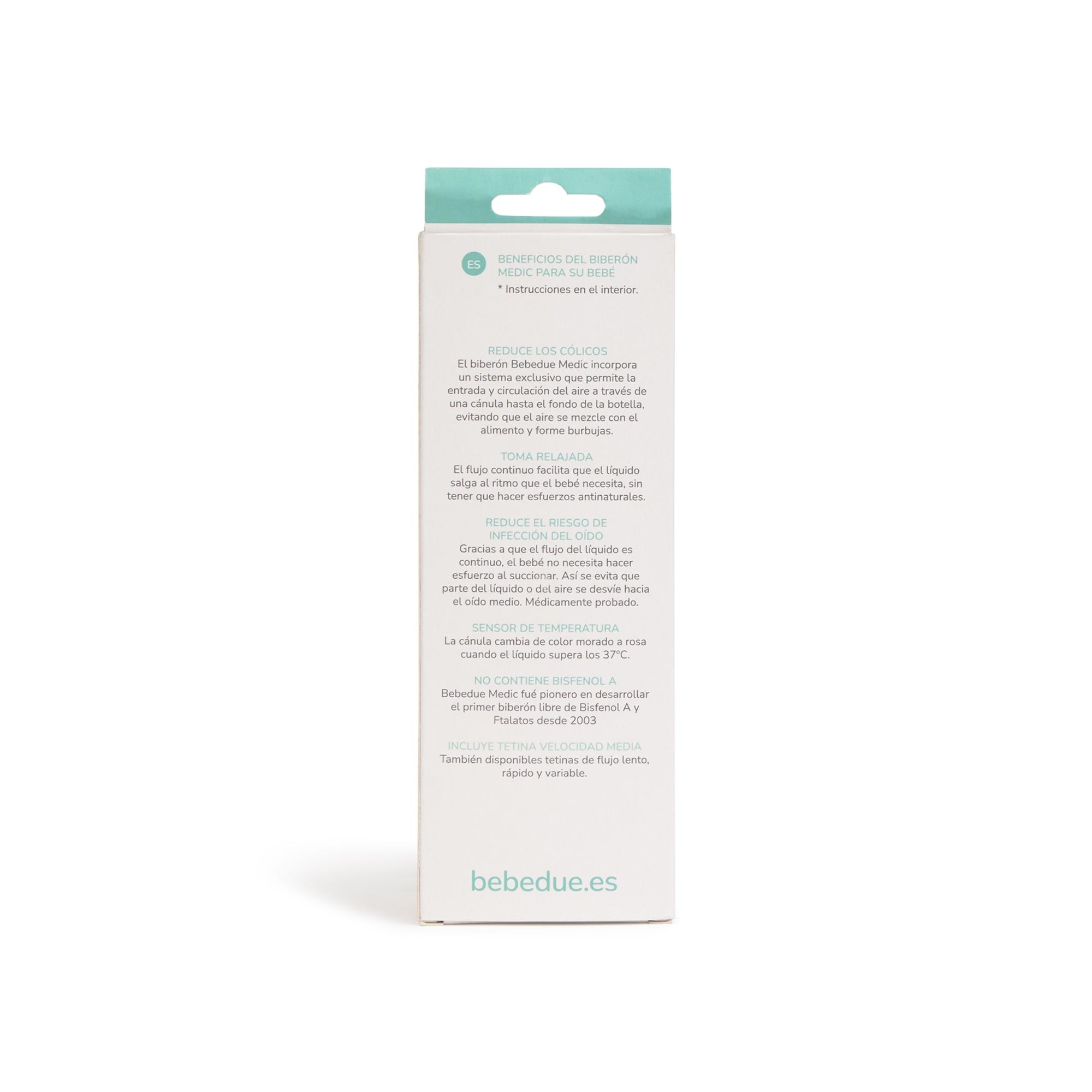 Biberão Anticólicas Bebedue Medic - 330 ml Branco-5