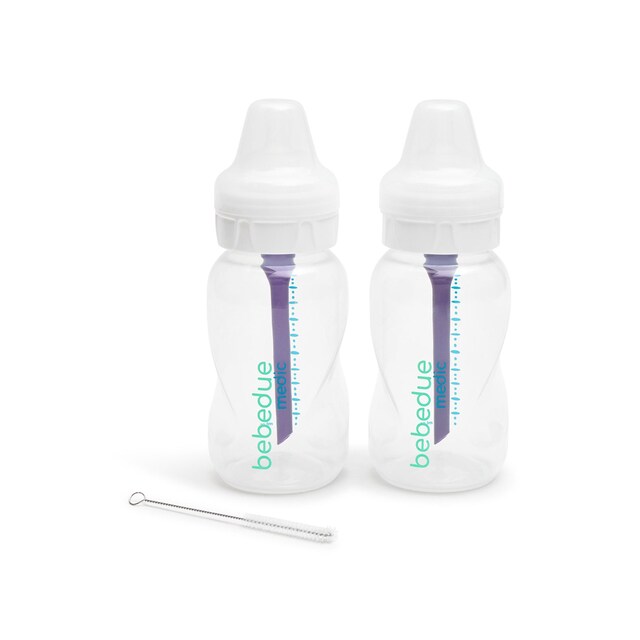 Imagen 0 de Pack biberones anticólicos Bebedue Medic 330 ml, 2 unidades