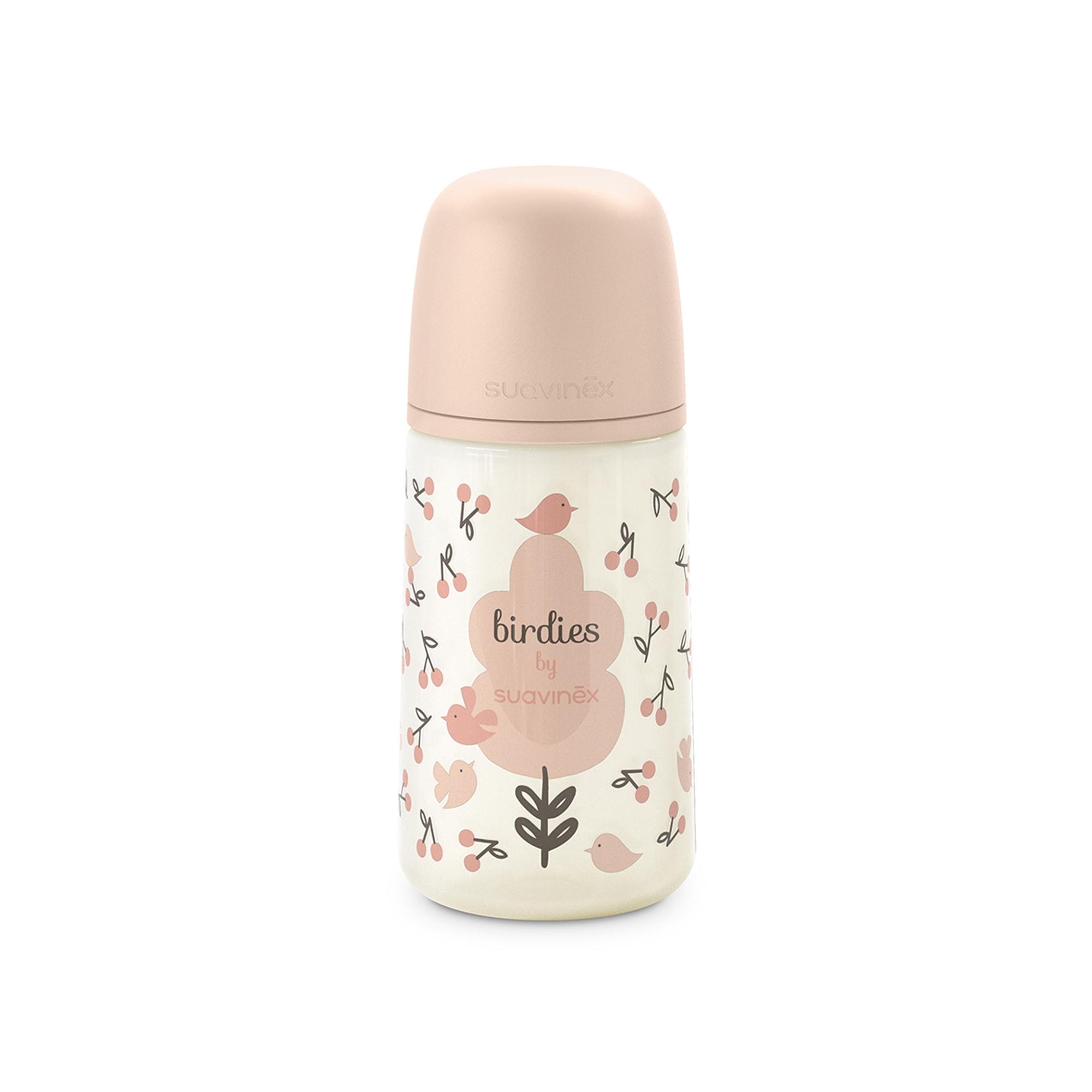 Suavinex - Biberón fisiológico SX Pro Suavinex Flujo medio 270ml colección Birdies.