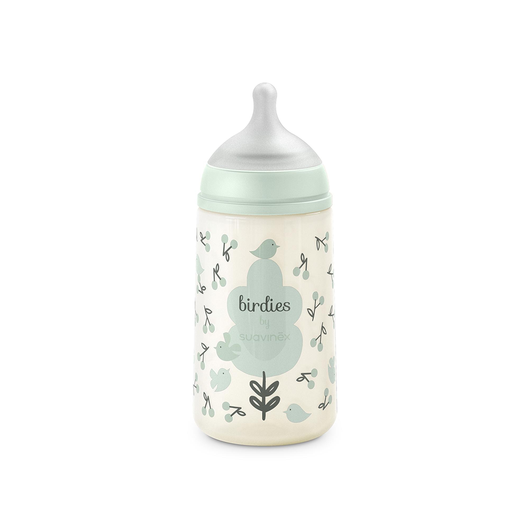 Biberão Fisiológico SX Pro Fluxo Médio 270 ml Coleção Birdies Verde-antiquário-2