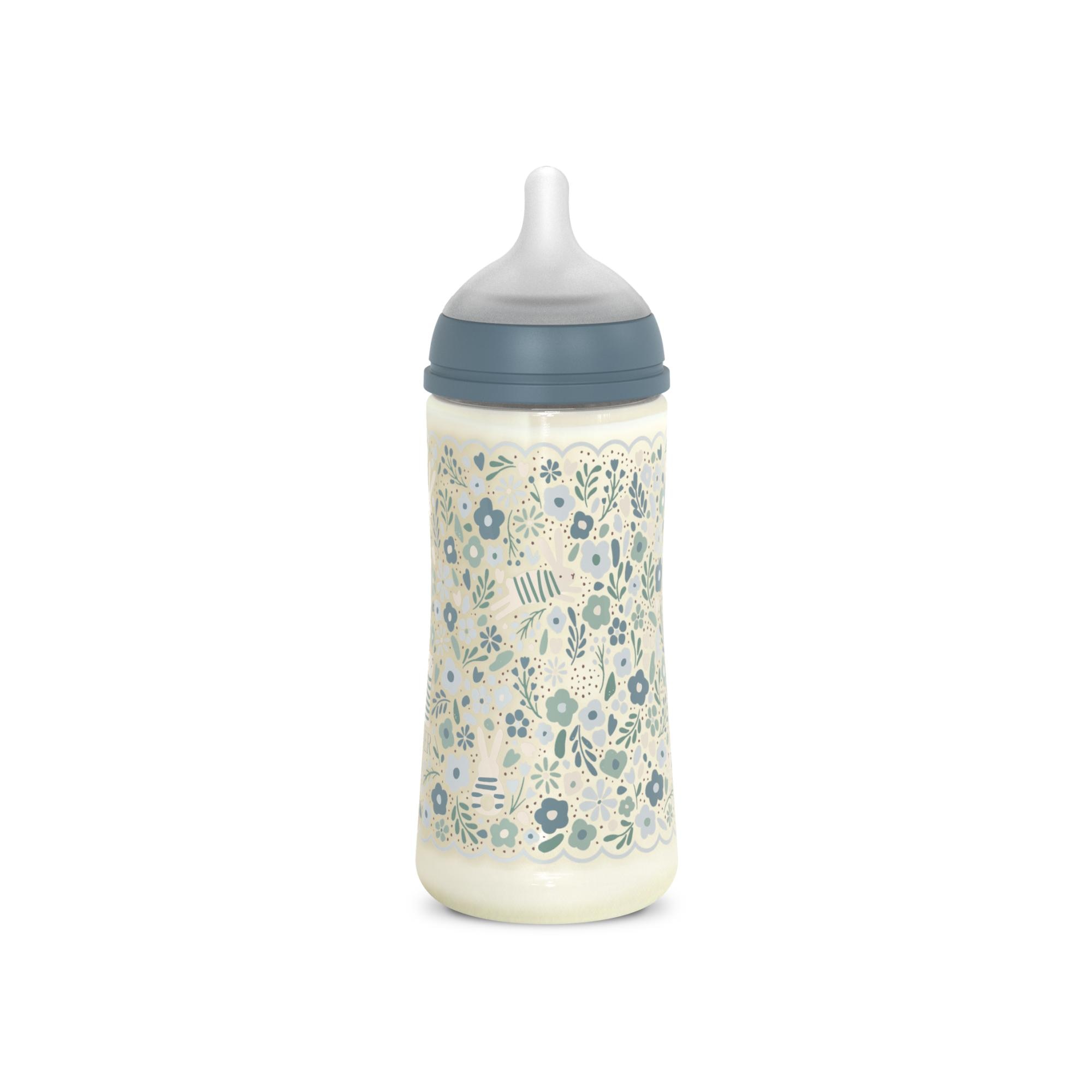 Imagen 2 de Biberón Poliamida con tetina Fisiológica SX Pro Suavinex Wonderland 2.0 Flujo Denso 360ml - Azul claro Azul claro