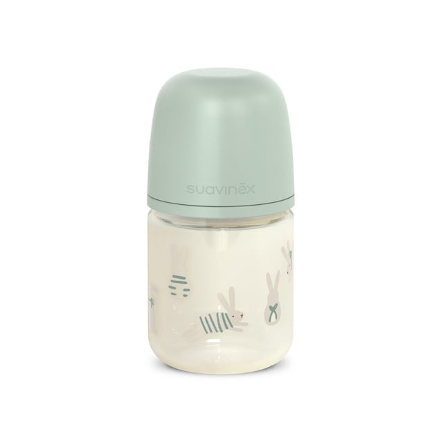 Biberón vidrio con tetina Fisiológica SX Pro Suavinex Wonderland 2.0 Flujo Lento 120ml