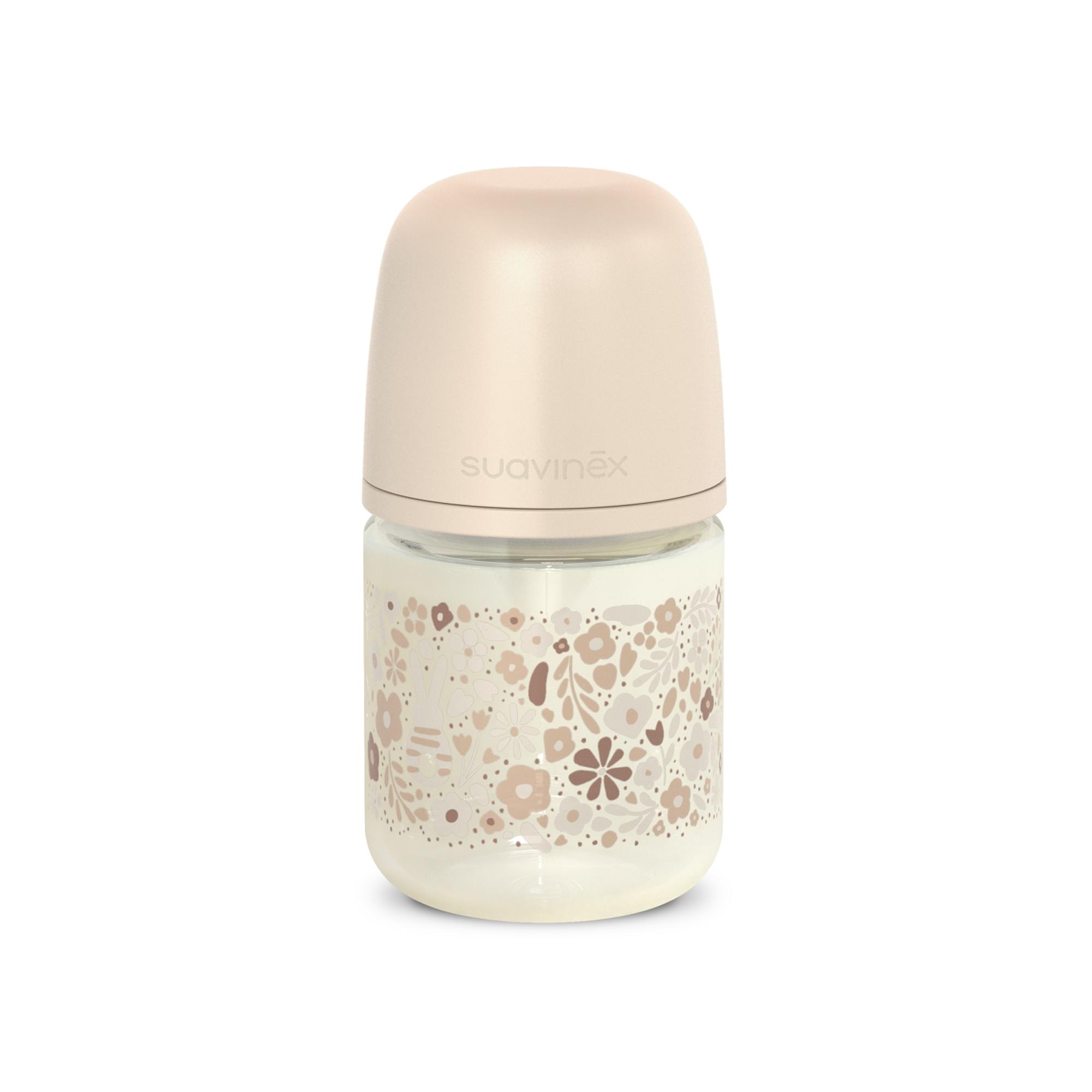 Imagem 0 de Biberão de vidro com tetina fisiológica SX Pro Suavinex Wonderland 2.0 Fluxo lento 120 ml