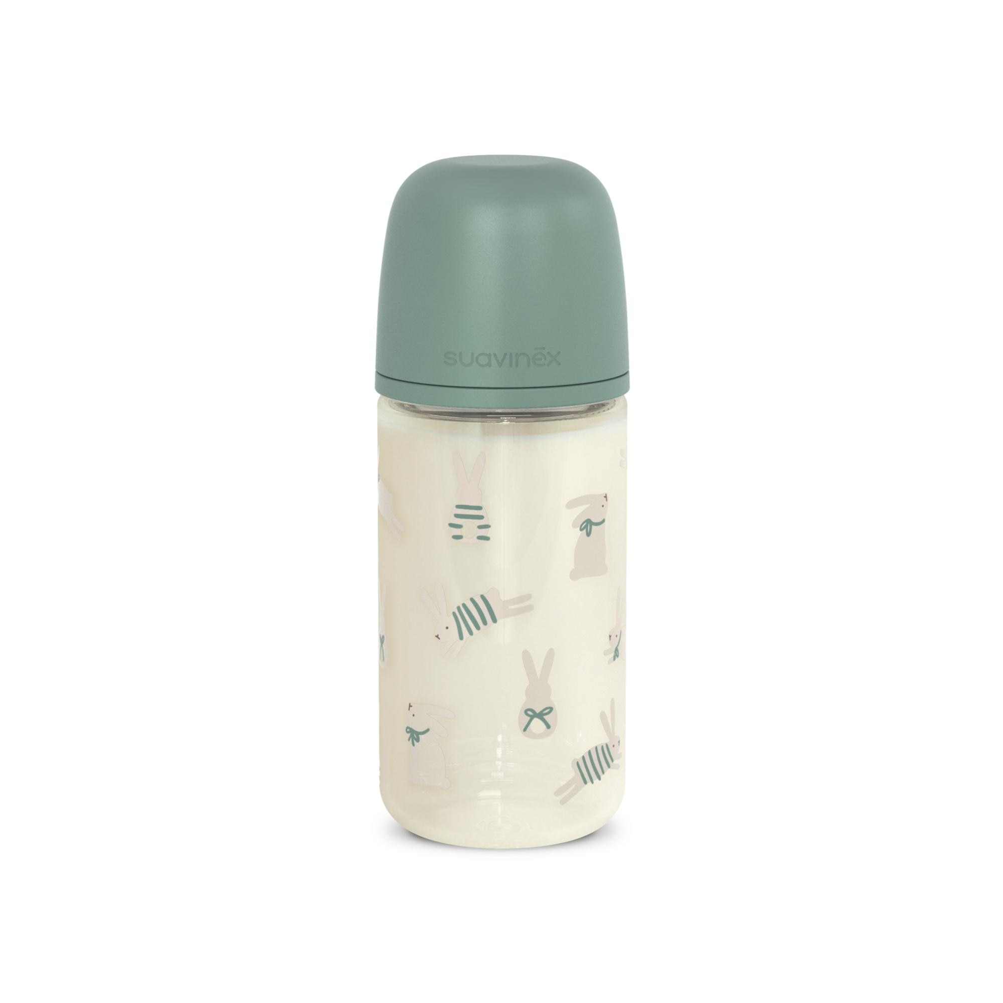 Imagem 0 de Biberão de vidro com tetina fisiológica SX Pro Suavinex Wonderland 2.0 Fluxo lento 240 ml