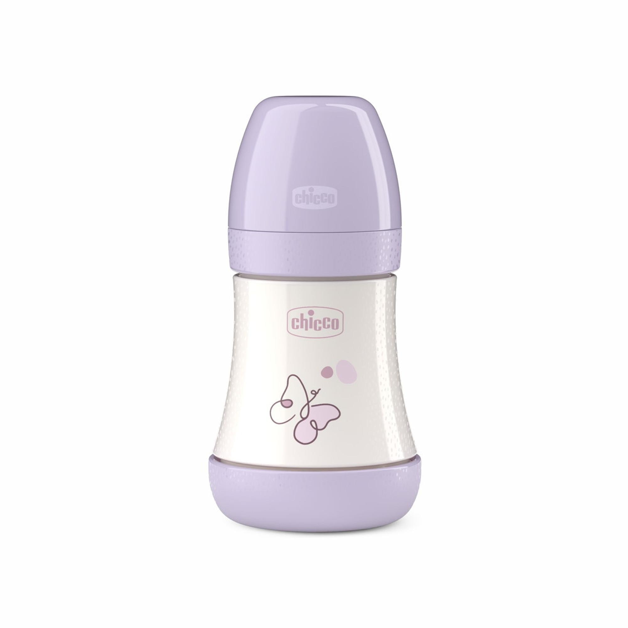 Biberón Chicco Perfect5 flujo lento 150 ml 0m+ - Lila Lila-2