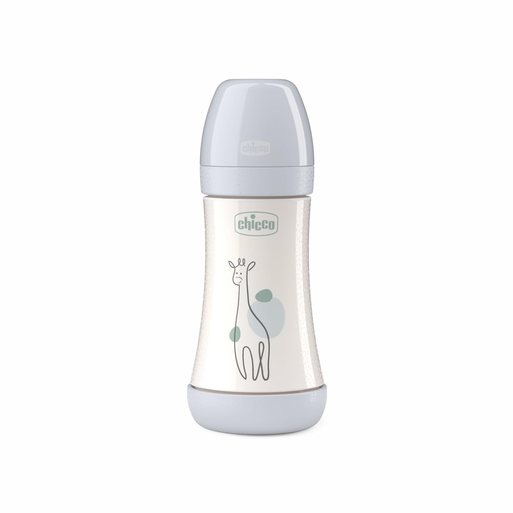Biberón Chicco Perfect5 flujo medio 240 ml 2m+ - Gris claro Gris claro-3