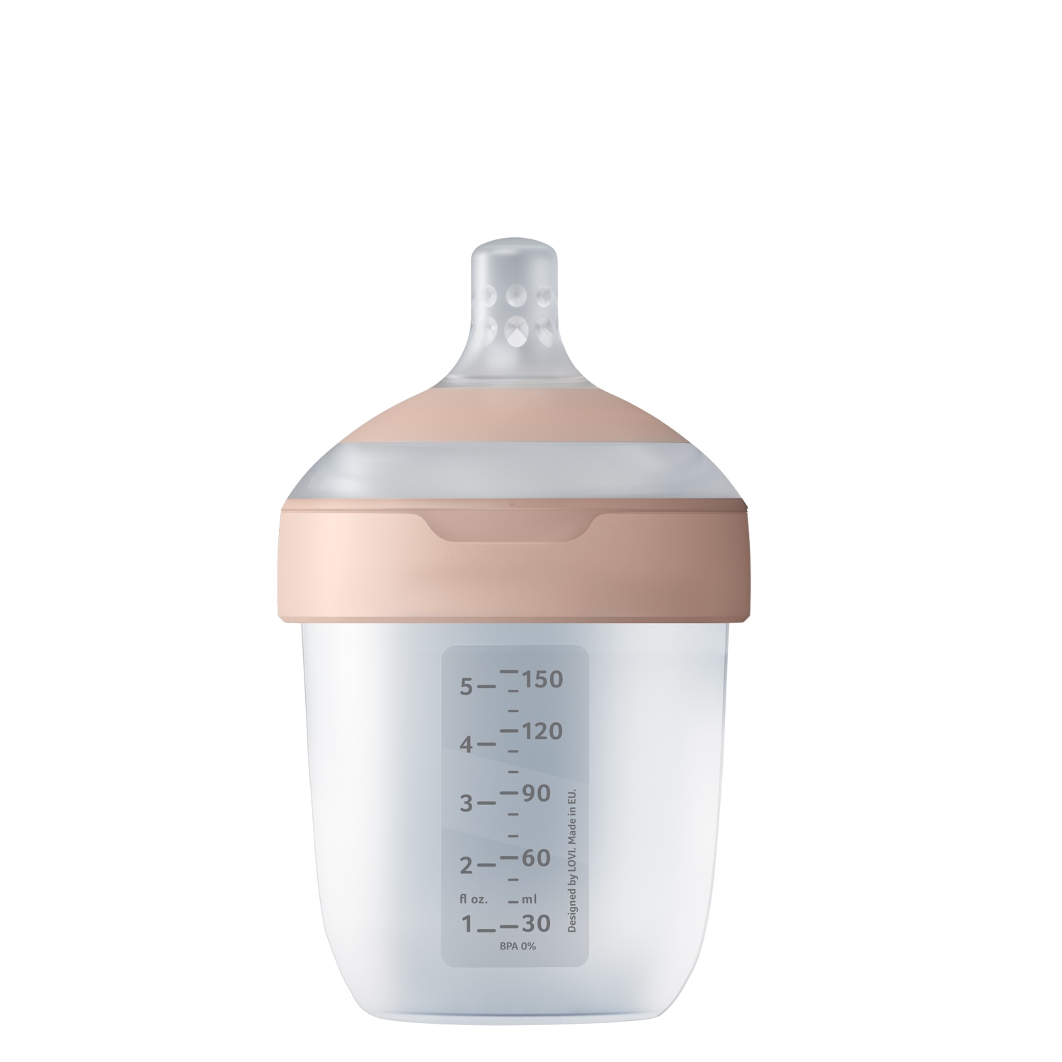Biberón lactancia mixta LOVI Mammafeel 150ml - Natural Natural-5