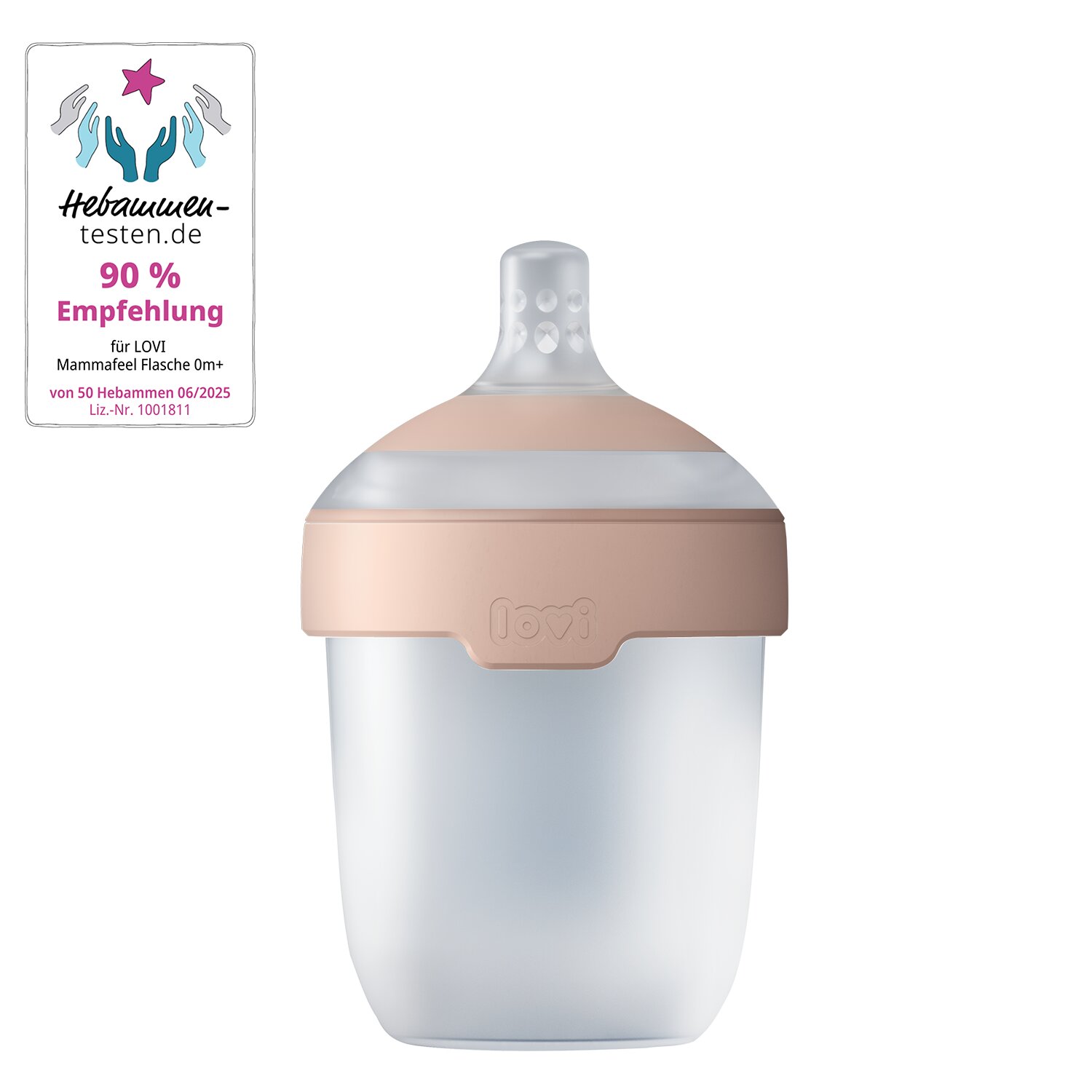Biberón lactancia mixta LOVI Mammafeel 150ml - Natural Natural-9
