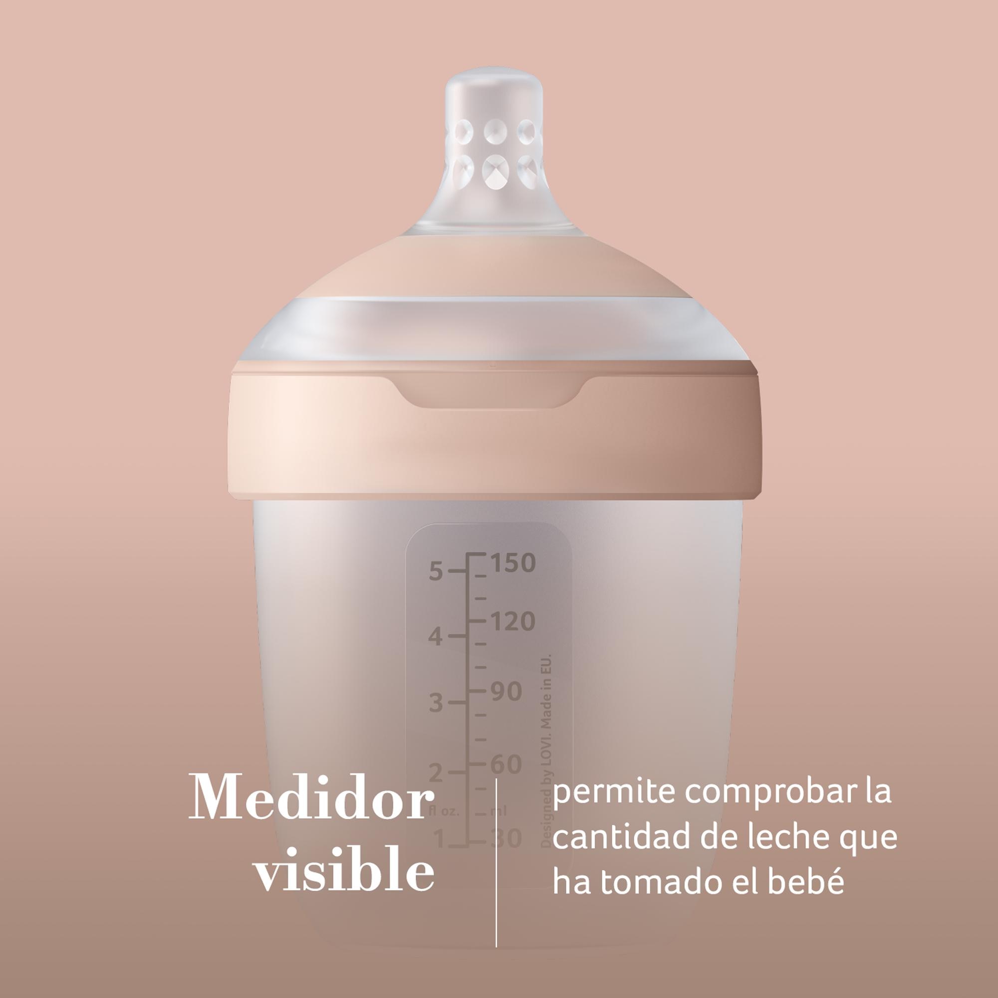 Biberón lactancia mixta LOVI Mammafeel 150ml - Natural Natural-23