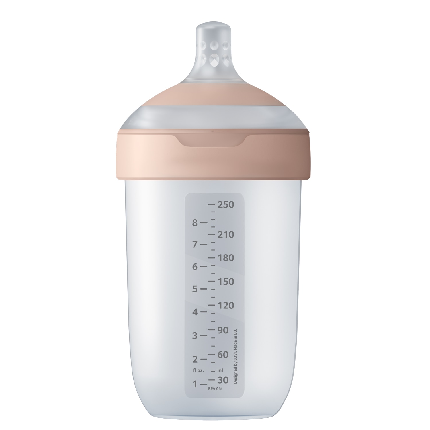 Biberão de Amamentação Mista Mammafeel 250 ml Natural-5