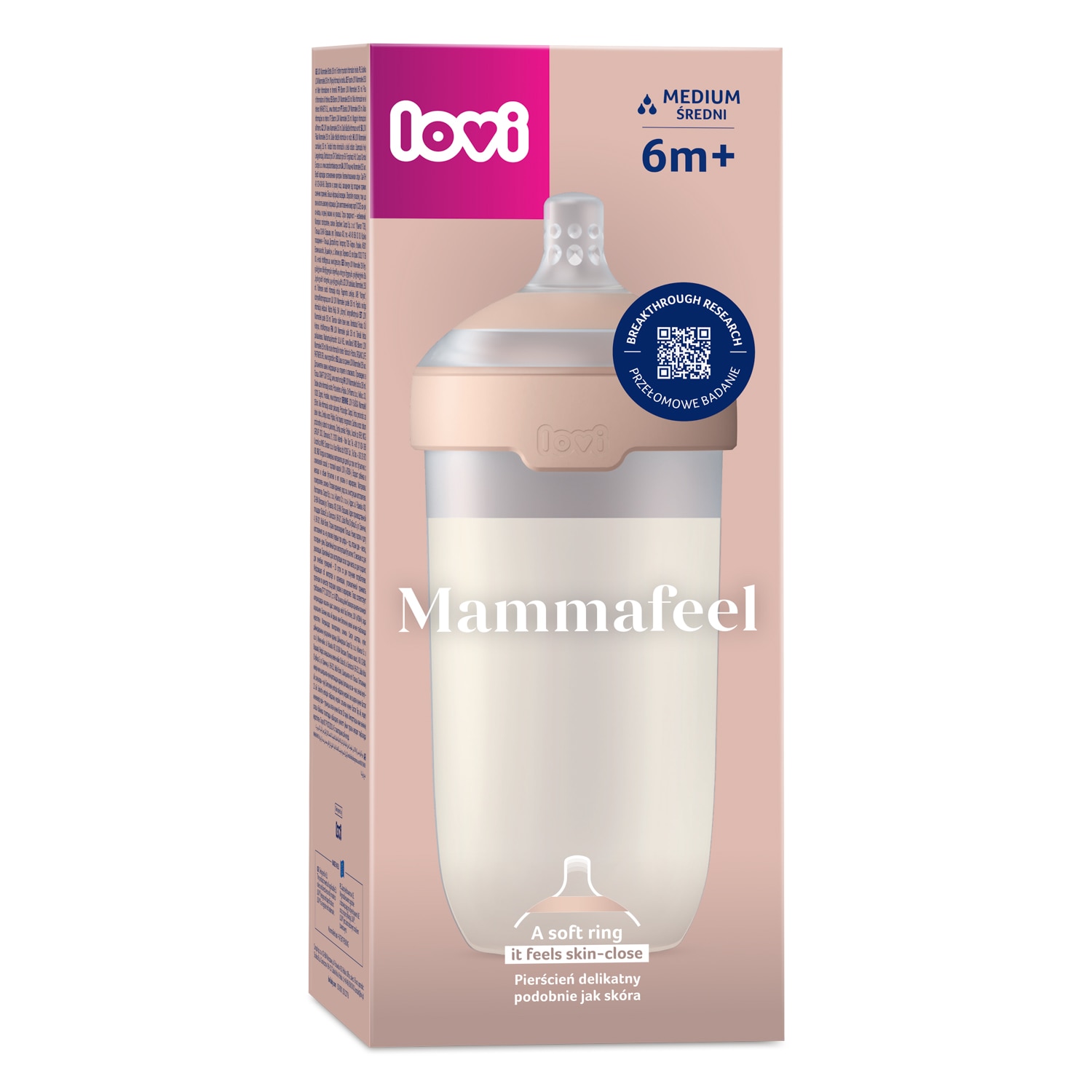 Biberão de Amamentação Mista Mammafeel 330 ml Natural-2