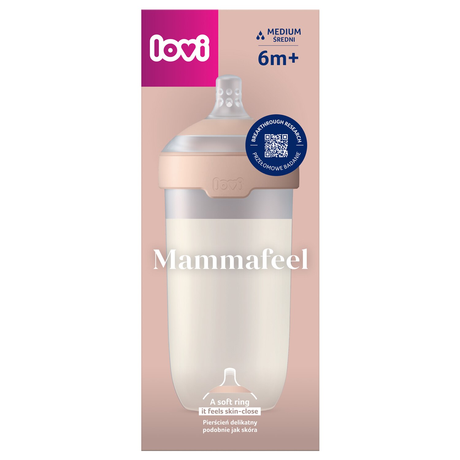 Biberão de Amamentação Mista Mammafeel 330 ml Natural-3