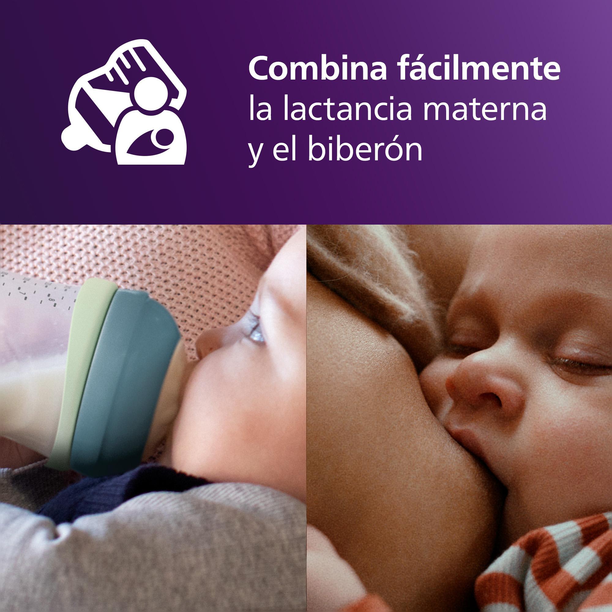 Biberão de Noite Philips Avent Natural Response 260ml Azul-índigo-4