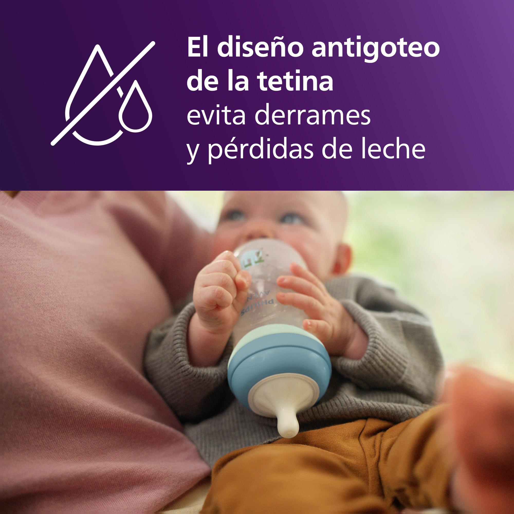 Biberão de Noite Philips Avent Natural Response 260ml Azul-índigo-6