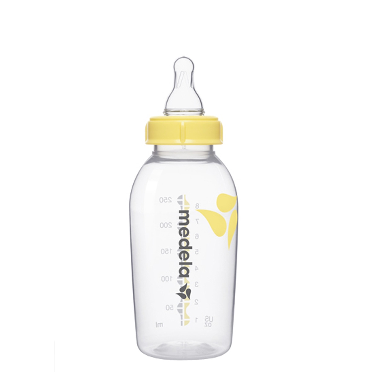 Imagem 0 de Biberão Tetina M Medela Fluxo Médio (250 ml.) transparente
