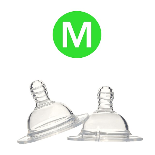 Pack de 2 Tetinas Anticólicos Silicona Twistshake Talla M Medium (+2 M.) transparente