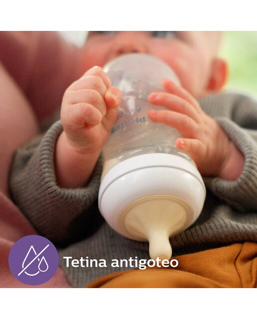 2 Tetinas flujo rápido Philips Avent Natural Response , Flujo 4 Blanco Blanco-6