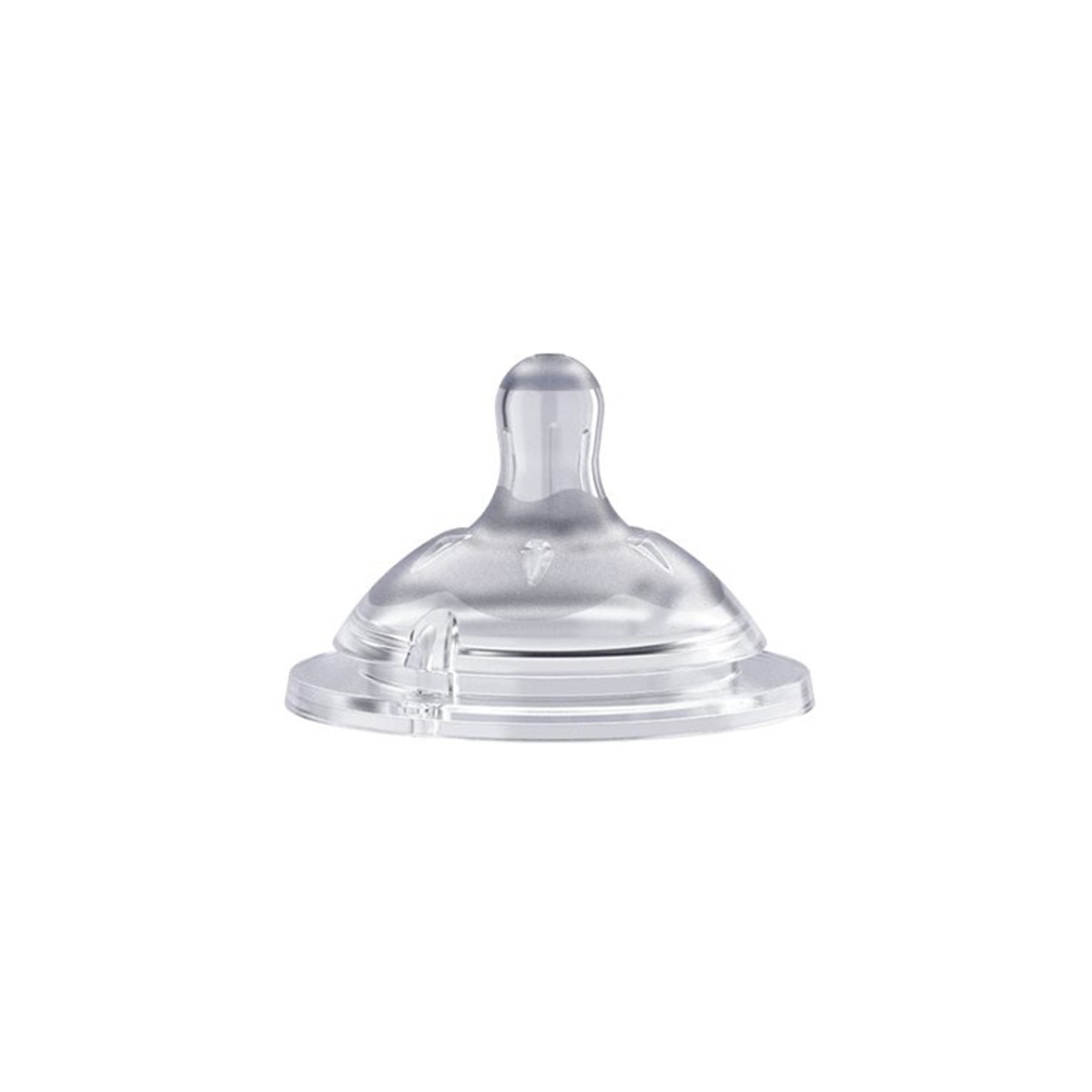 Imagem 0 de Pack de 2 Tetinas Anticólicas de Silicone Chicco NaturalFeeling Fluxo Regulável (+4 M.) transparente