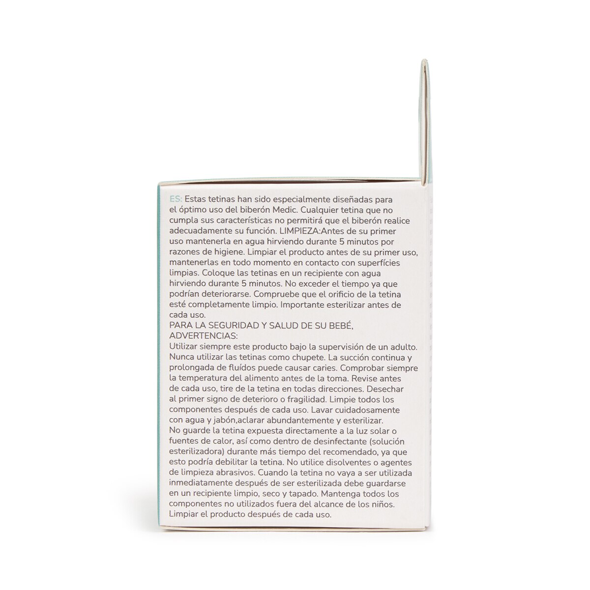 Tetina de Silicone Bebedue para Biberão Medic Fluxo Médio Branco-3