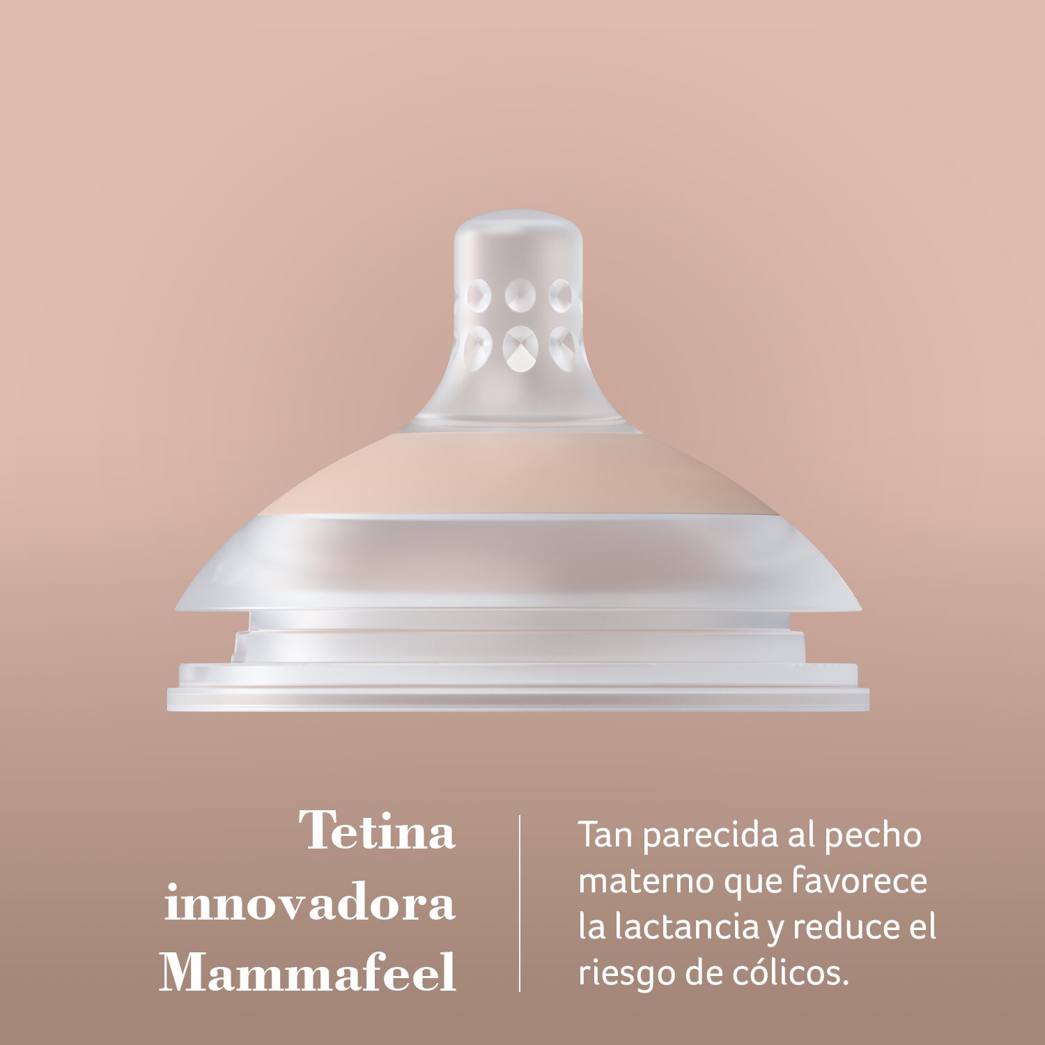 Tetina silicona LOVI Mammafeel Dynamic flujo lento 3m+ - Natural Natural-3