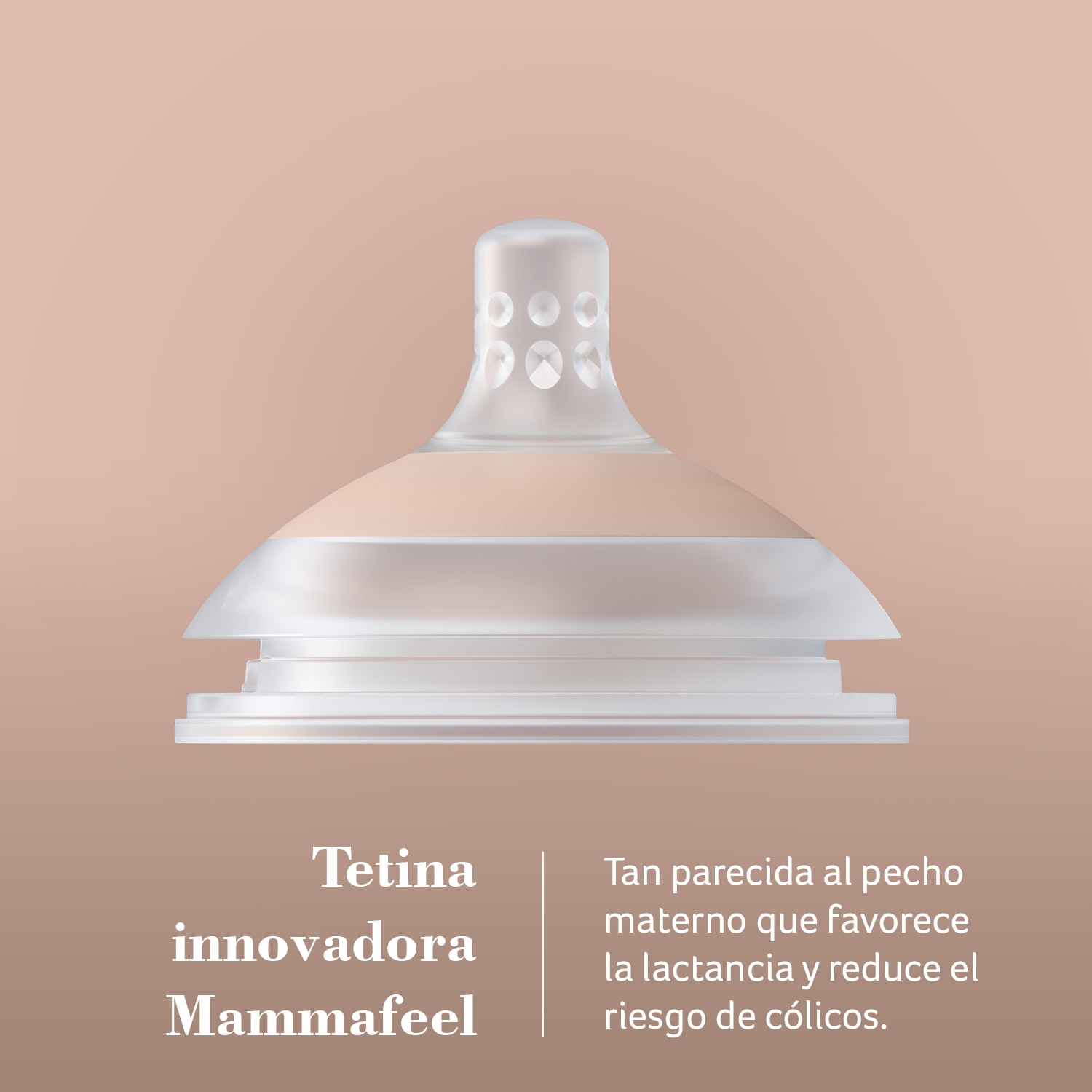 Tetina silicona LOVI Mammafeel Dynamic flujo rápido 9m+ - Natural Natural-3