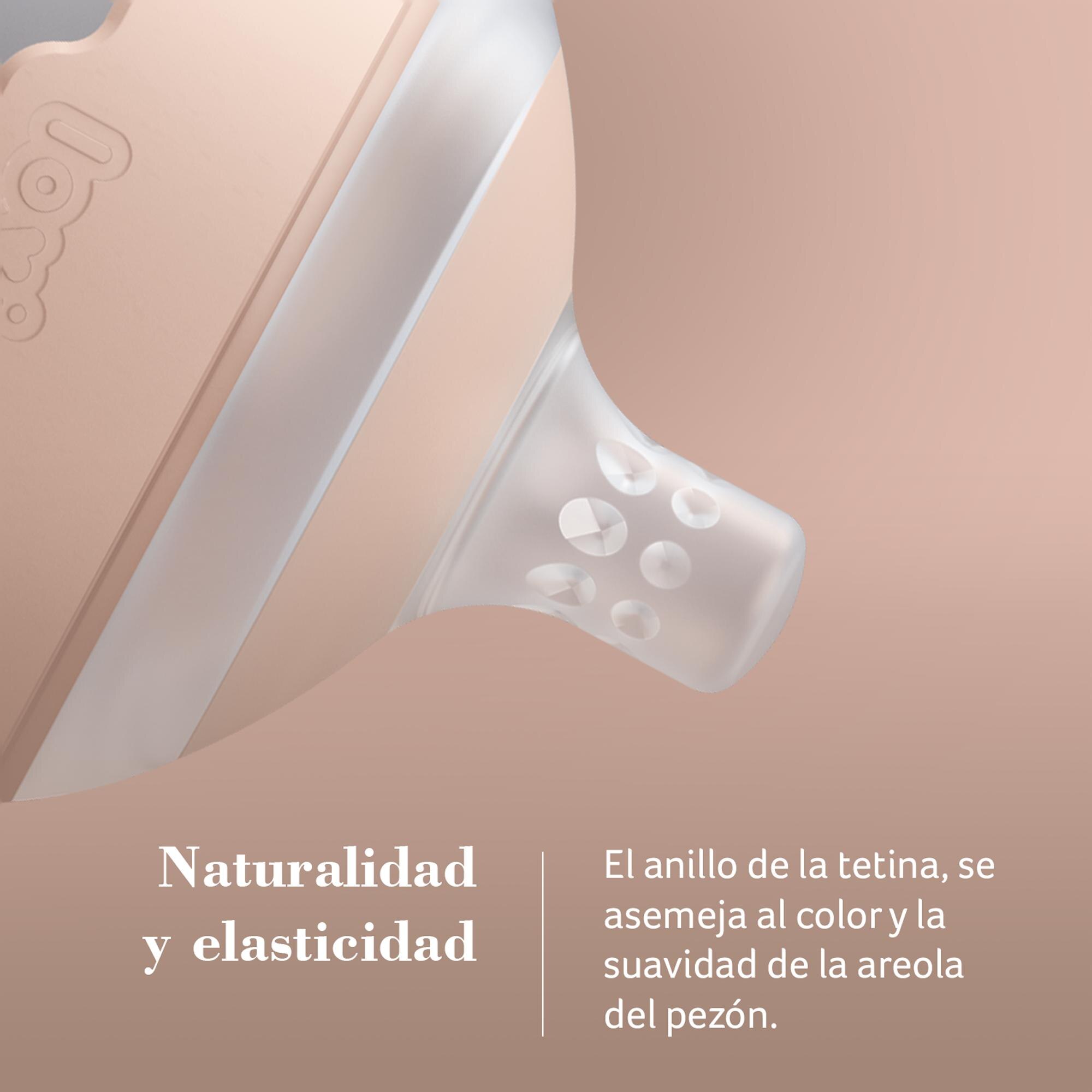 Tetina silicona LOVI Mammafeel Dynamic flujo rápido 9m+ - Natural Natural-7