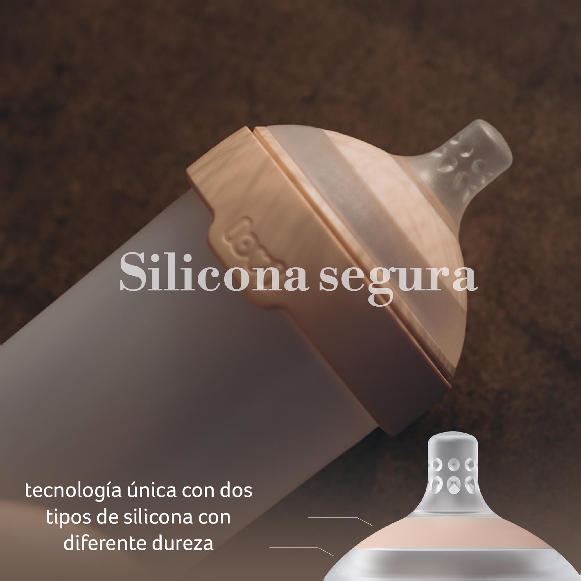 Tetina silicona LOVI Mammafeel Dynamic flujo rápido 9m+ - Natural Natural-16