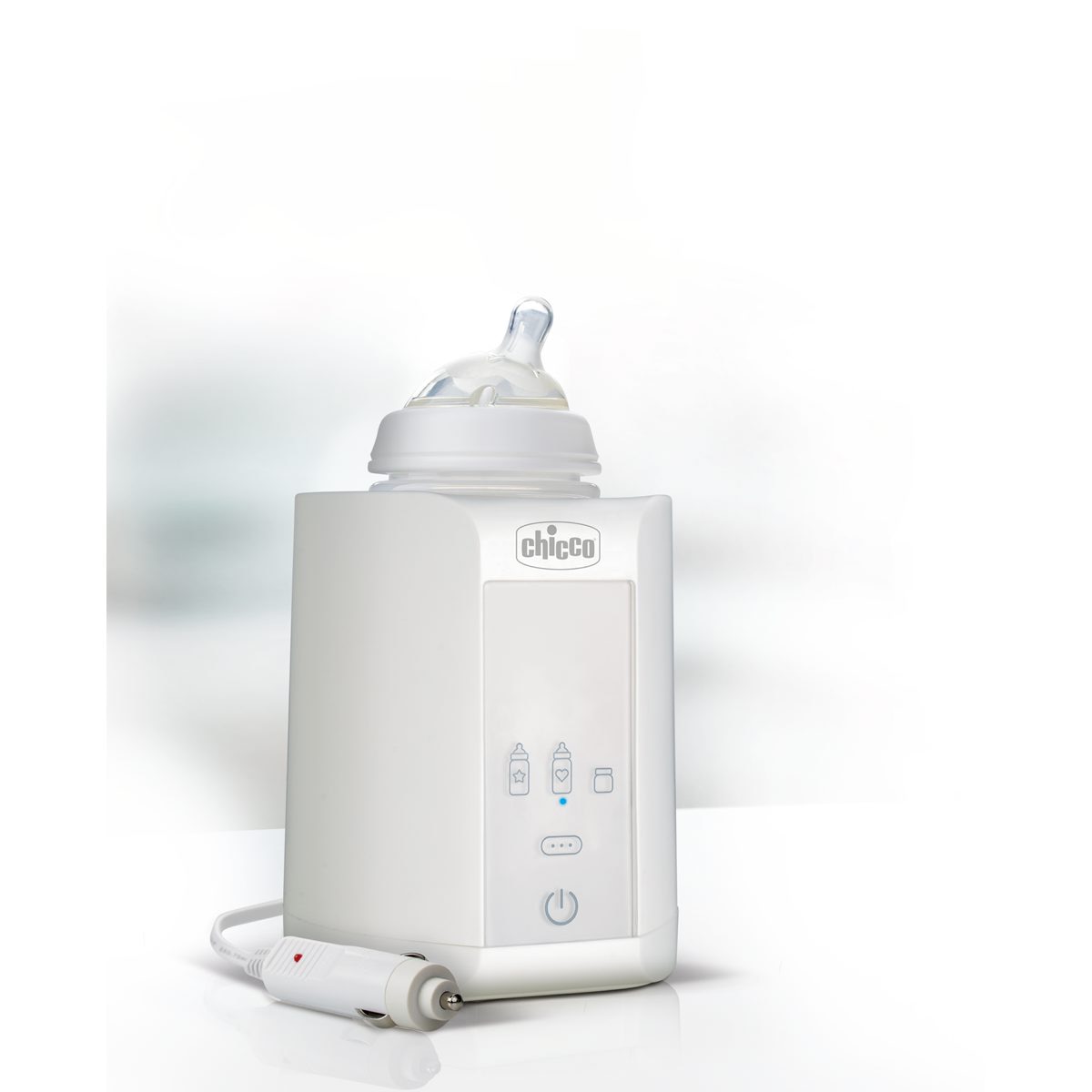 Aquecedor de Biberões Digital Casa-Viagem - Branco Branco-3