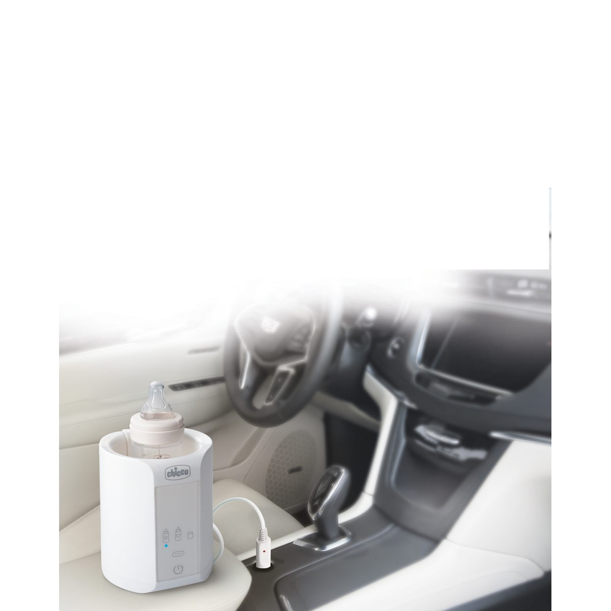 Aquecedor de Biberões Digital Casa-Viagem - Branco Branco-13