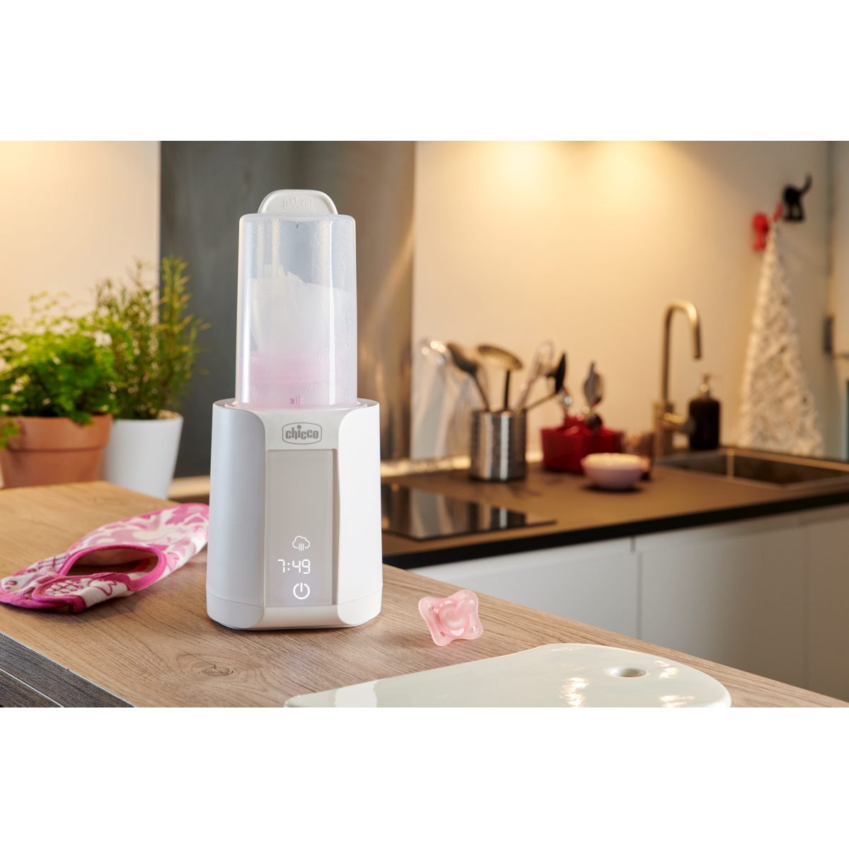 Aquecedor de Biberões Digital com Esterilizador - Branco Branco-4