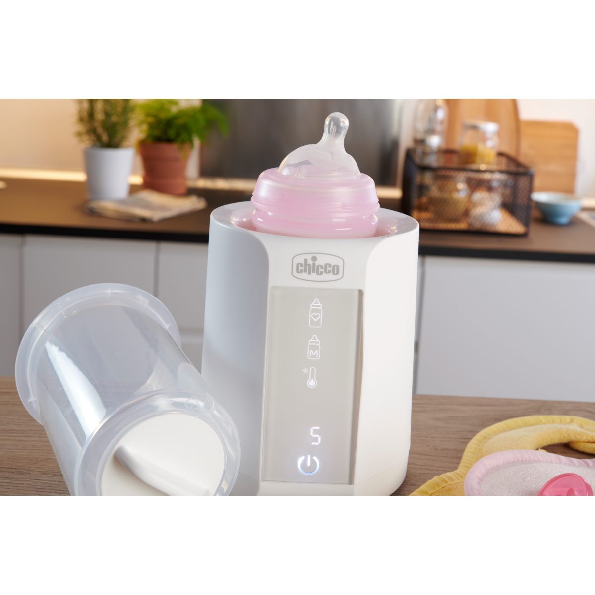 Aquecedor de Biberões Digital com Esterilizador - Branco Branco-5