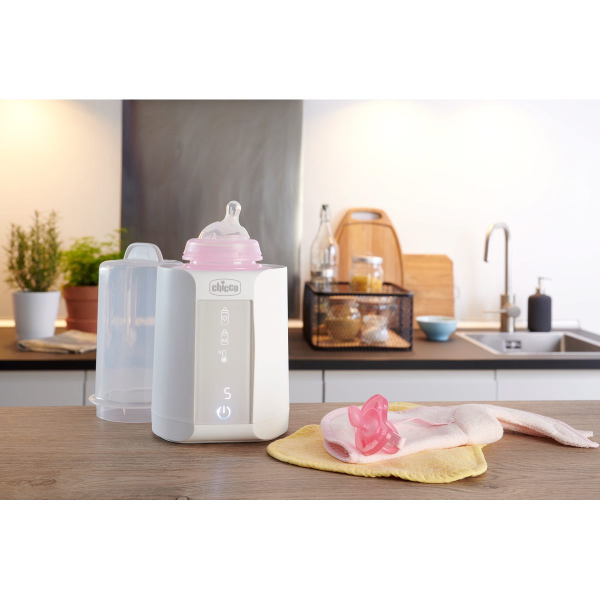Aquecedor de Biberões Digital com Esterilizador - Branco Branco-7