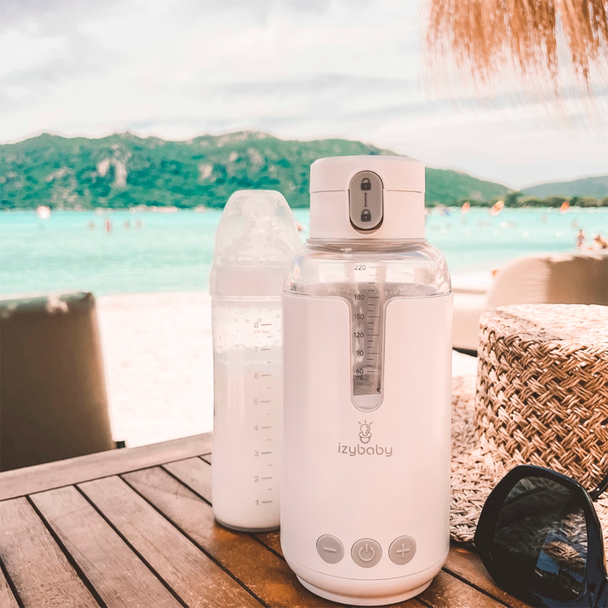 Calentador de líquidos Izybaby Nomad portátil - Blanco Blanco-5