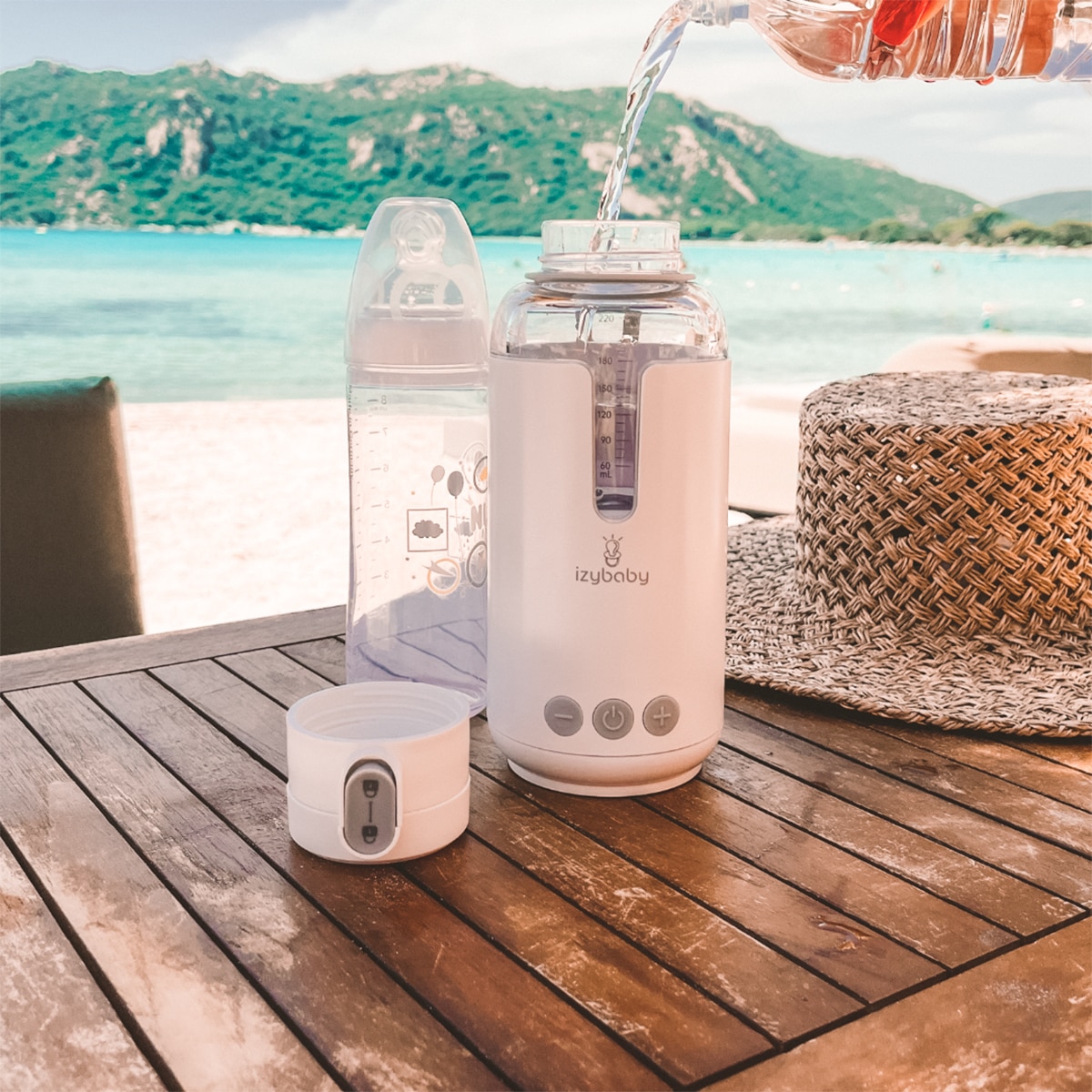 Calentador de líquidos Izybaby Nomad portátil - Blanco Blanco-7