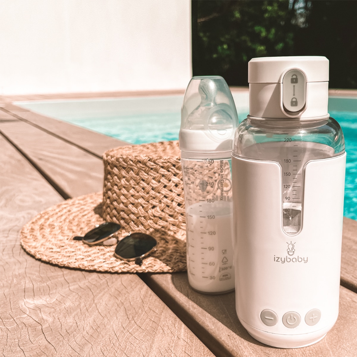 Calentador de líquidos Izybaby Nomad portátil - Blanco Blanco-8