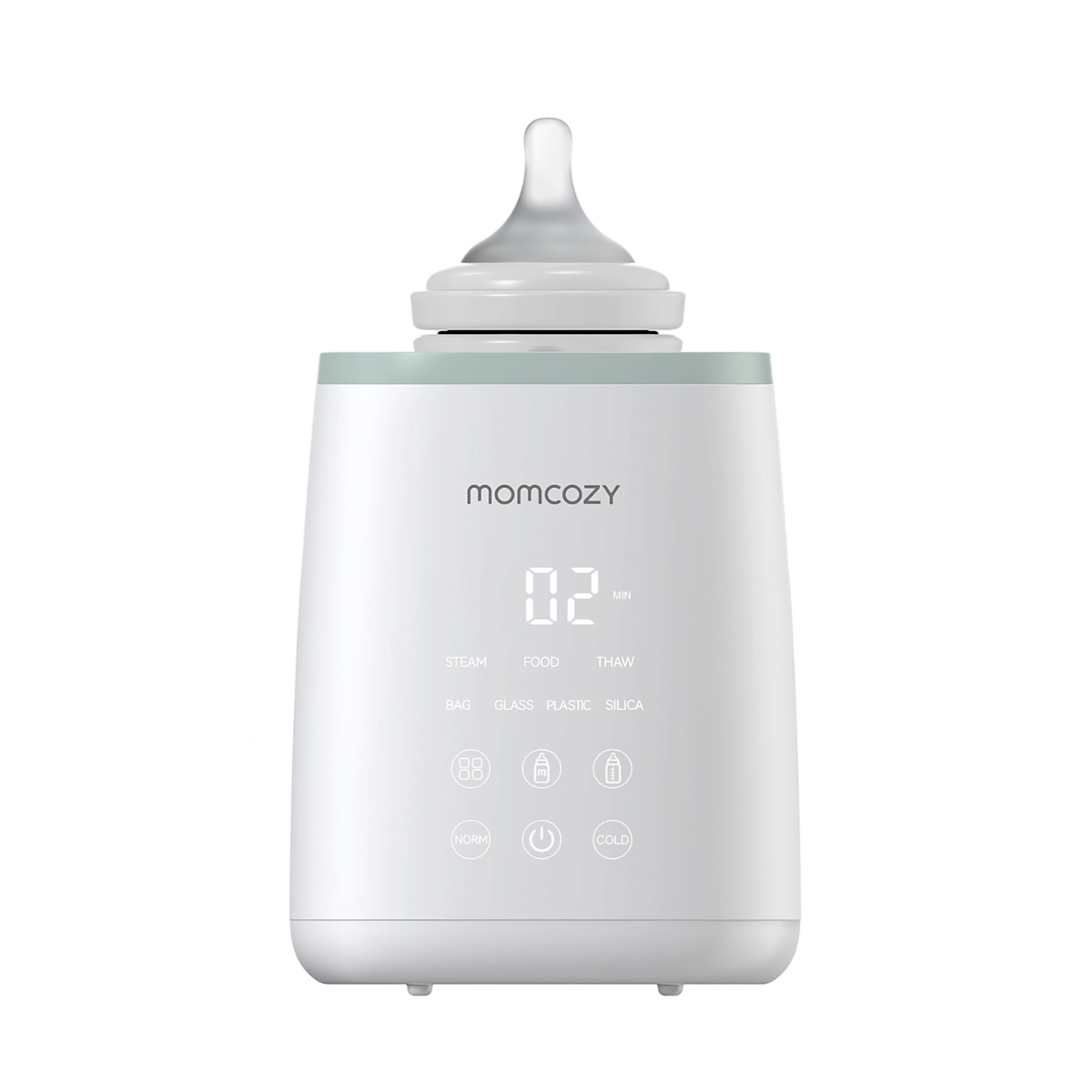 Aquecedor de biberões Momcozy aquecimento rápido Branco-2