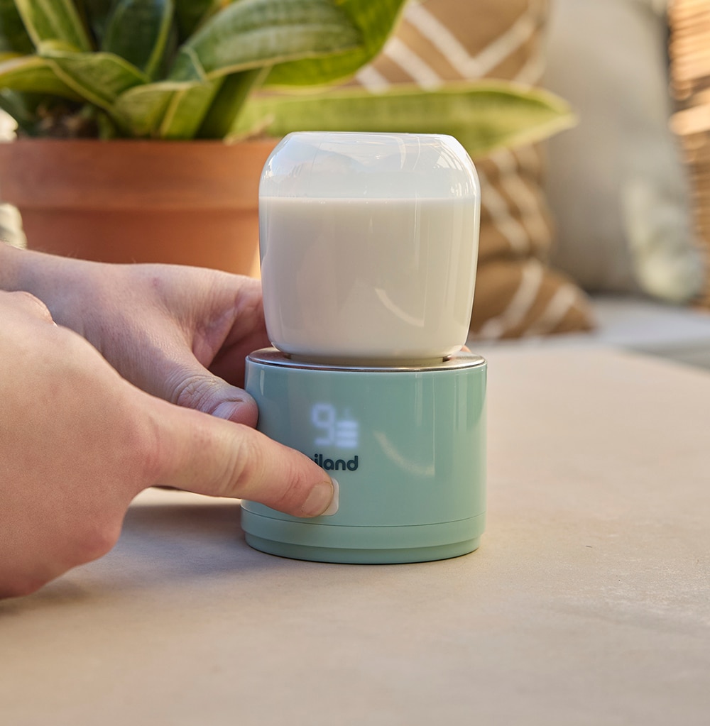 Aquecedor de Biberões Portátil Warmy On The Go Verde Água-4