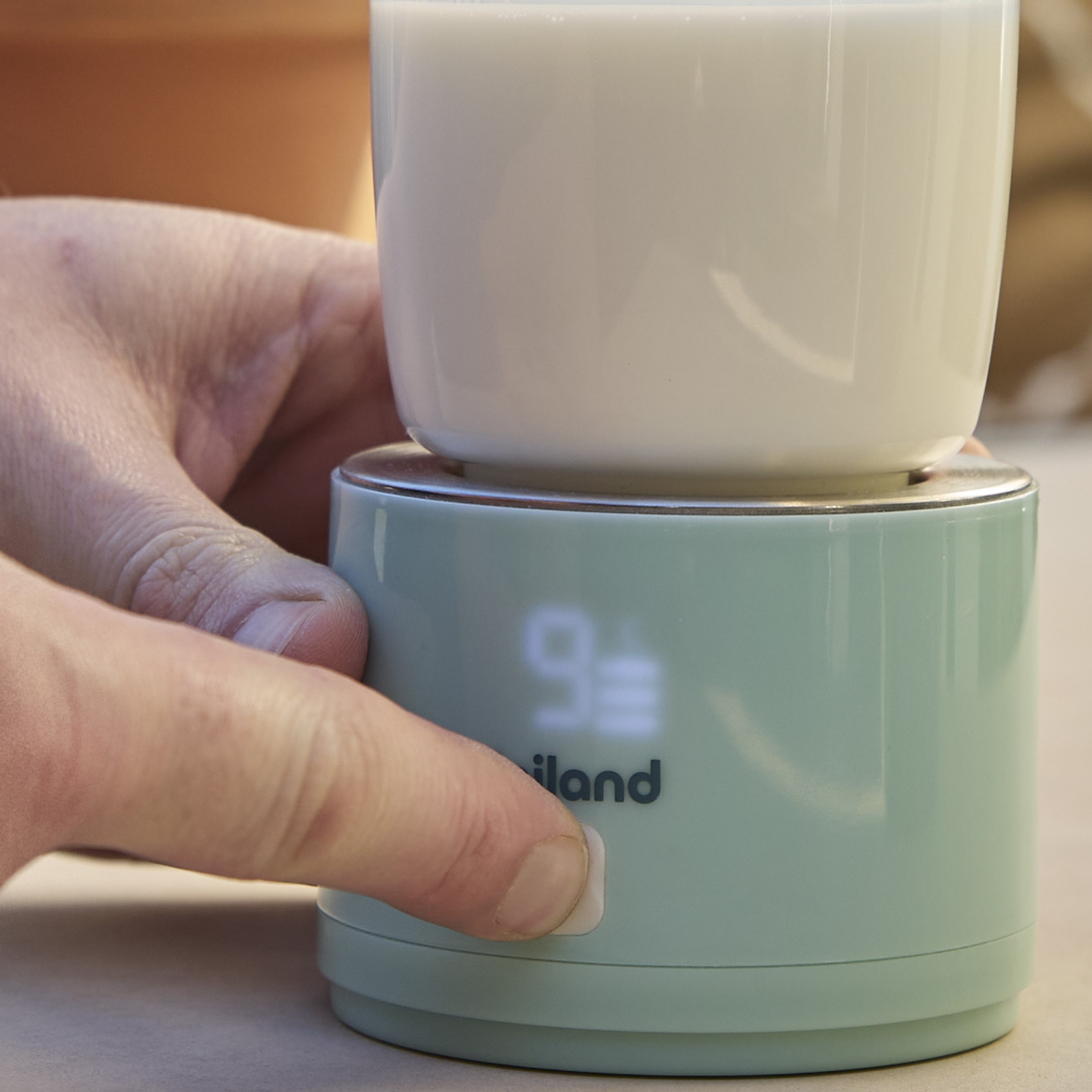 Aquecedor de Biberões Portátil Warmy On The Go Verde Água-6