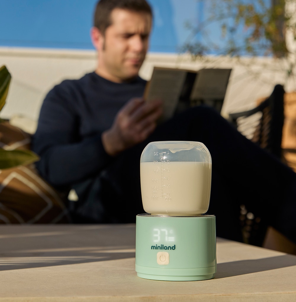 Aquecedor de Biberões Portátil Warmy On The Go Verde Água-9