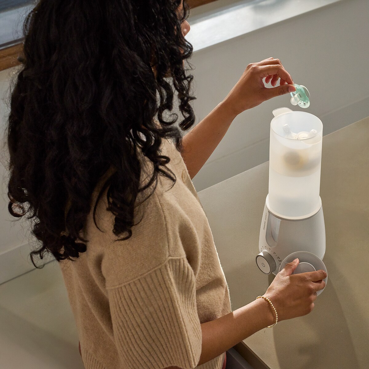 Aquecedor e Esterilizador de Biberões Avent 2 em 1 Branco-4